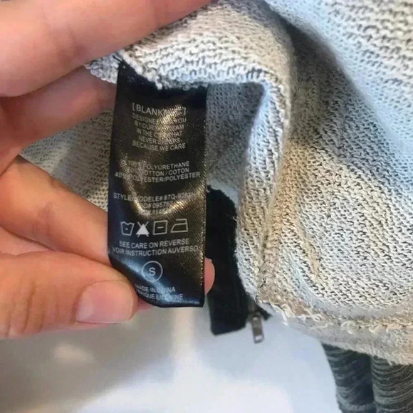 BlankNYC Sz S Open Cardigan Jacket Faux Leather - Picture 10 of 10